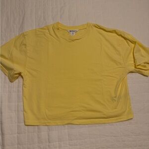 NWOT Athleta True Cotton Crop Tee